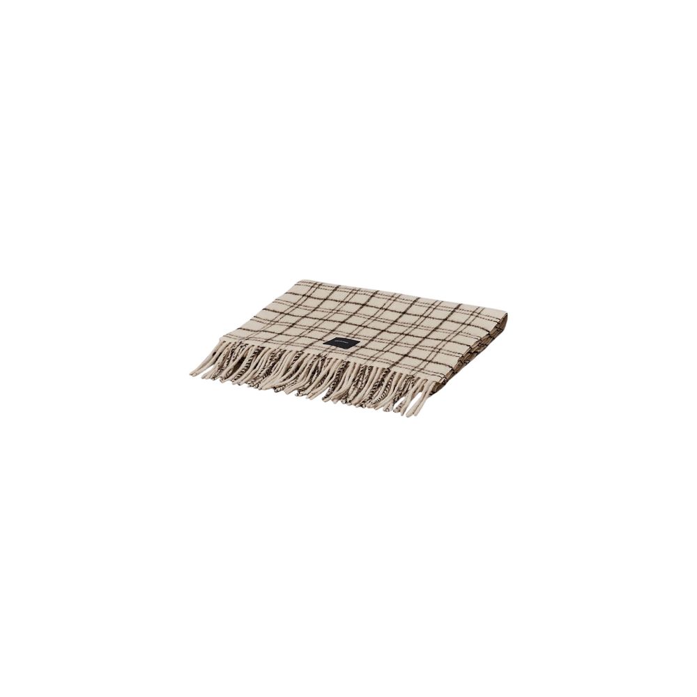Bufanda de lana beige