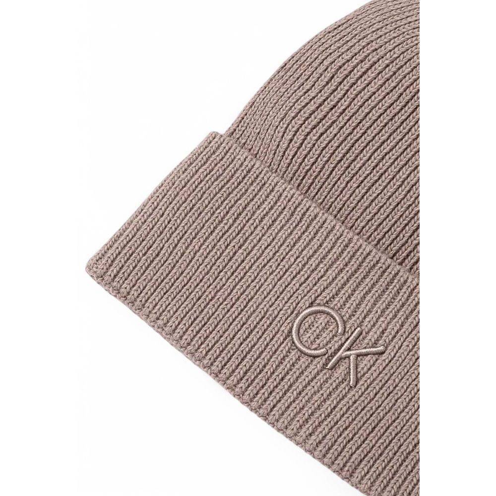 Sombrero de algodón beige
