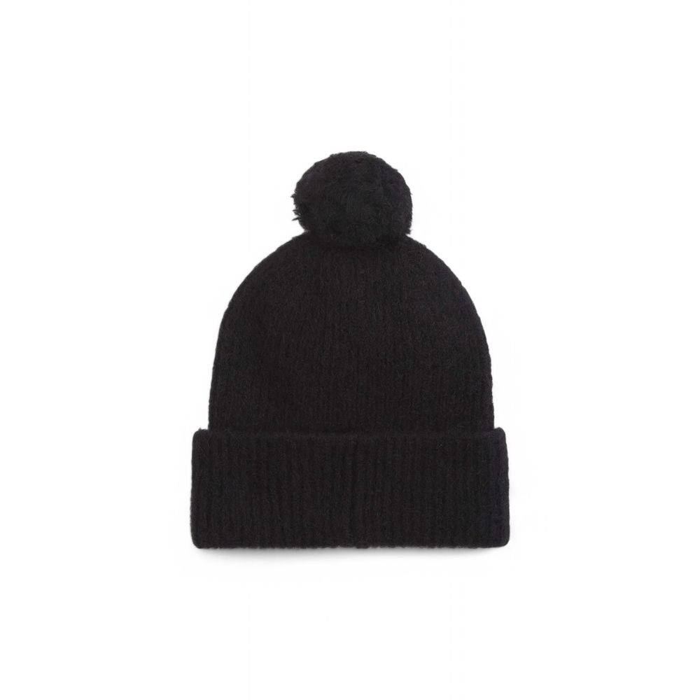 Sombrero de piel de alpaca negra