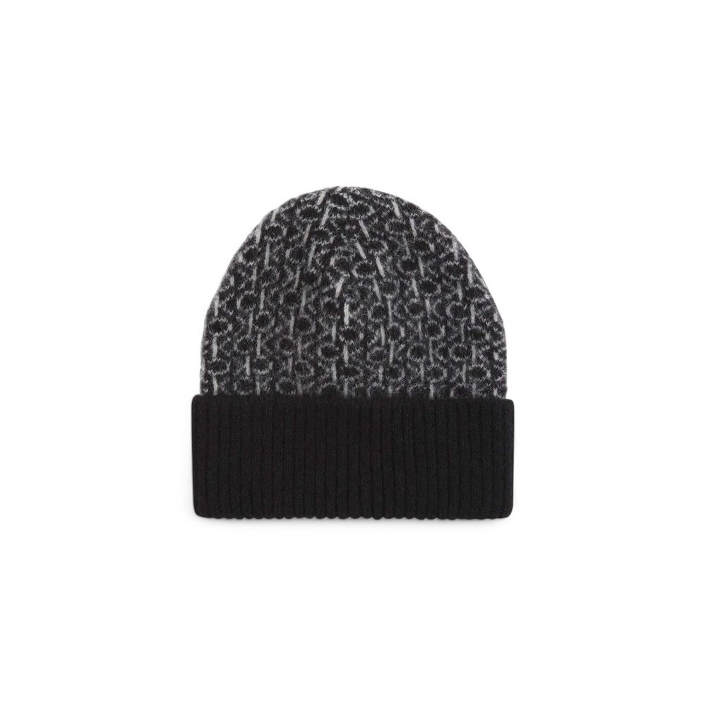 Sombrero de piel de alpaca negra