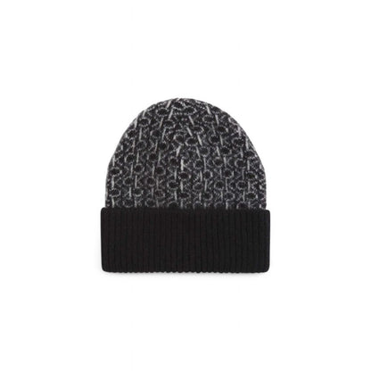 Sombrero de piel de alpaca negra