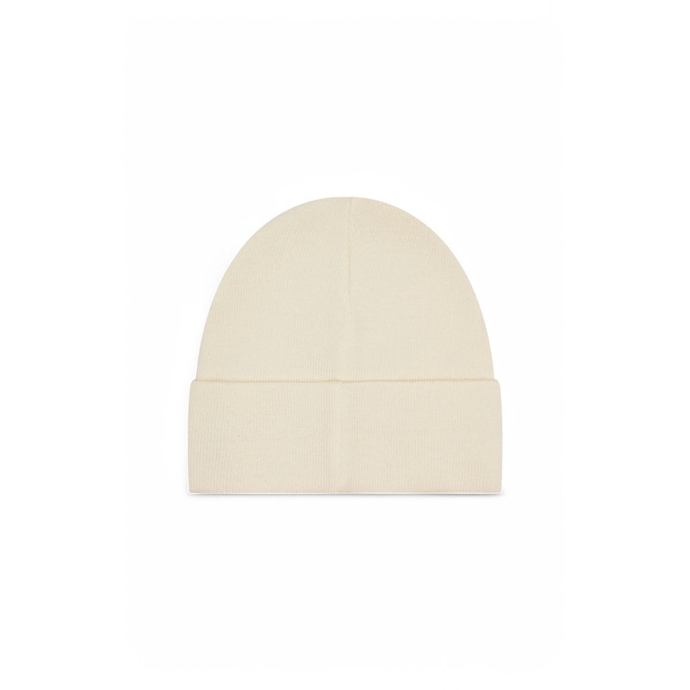 Sombrero de poliéster color crema