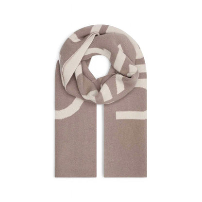 Bufanda de lana beige
