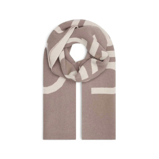 Bufanda de lana beige