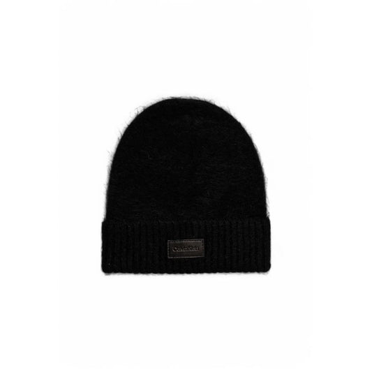 Sombrero de piel de alpaca negra