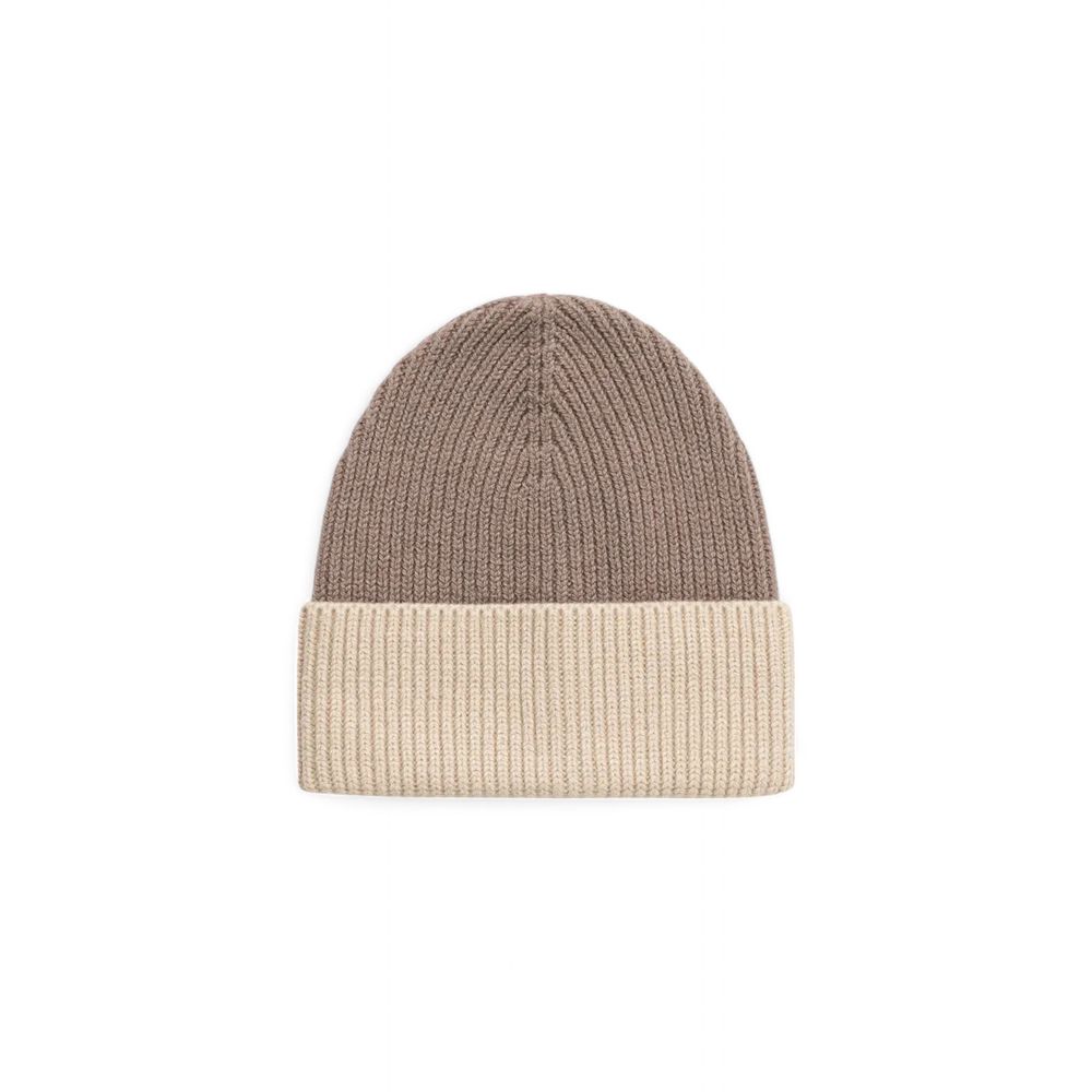 Sombrero de lana beige