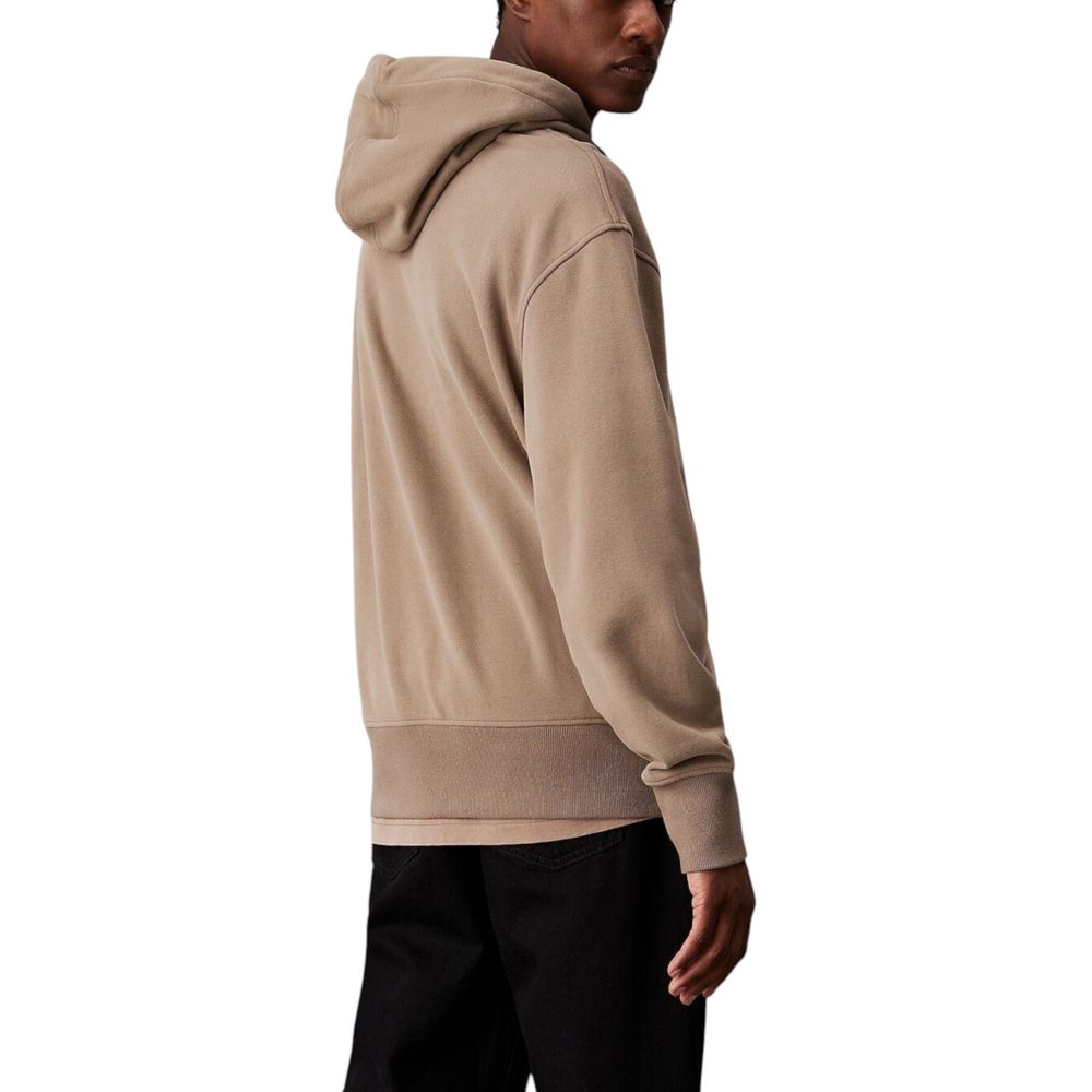 Beige Cotton Hoody