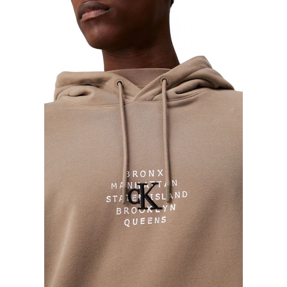 Beige Cotton Hoody