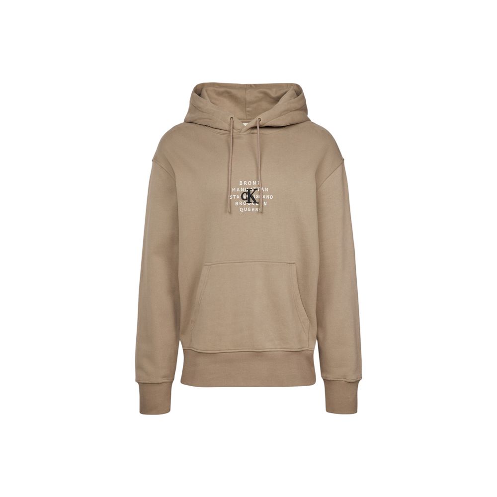 Beige Cotton Hoody
