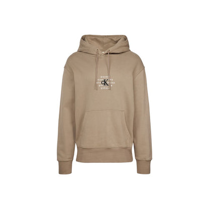 Beige Cotton Hoody