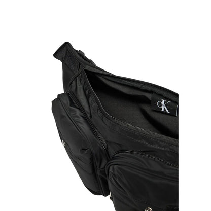 Black Recycled Polyester Belt Bag