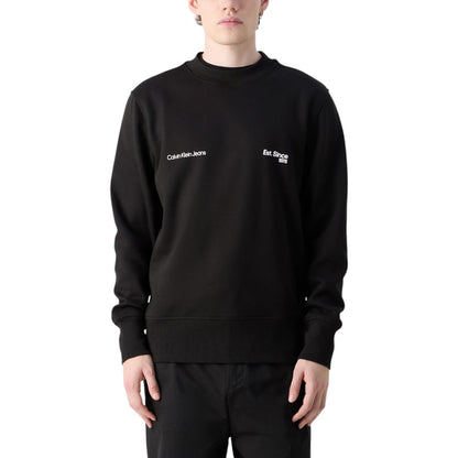 Black Cotton Sweatshirt