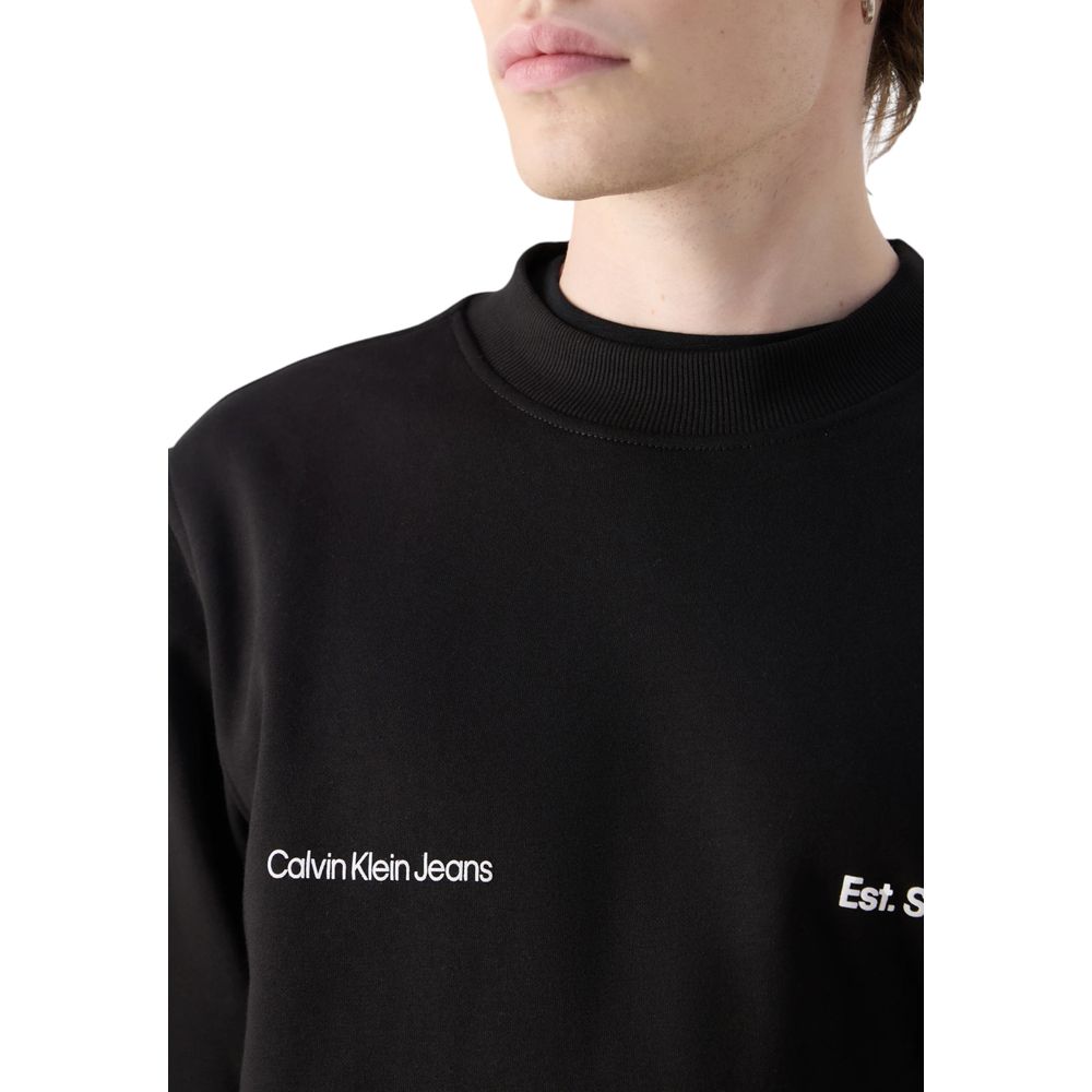 Black Cotton Sweatshirt