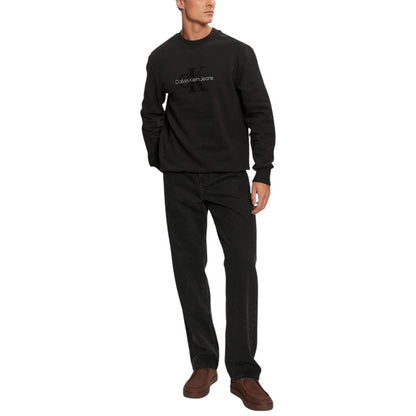 Black Cotton Sweatshirt