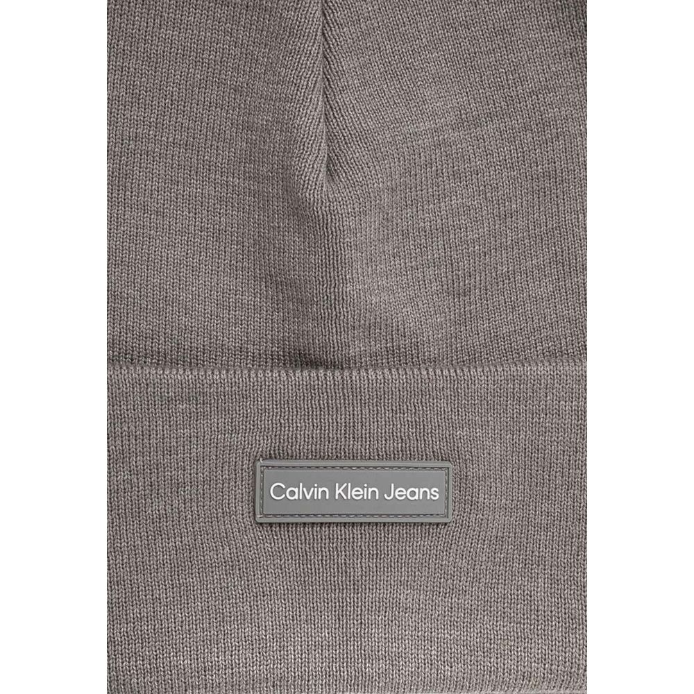 Sombrero de poliéster gris