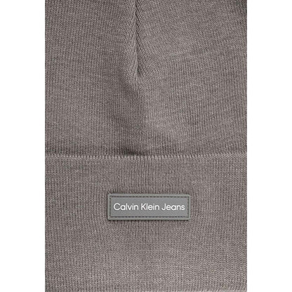 Sombrero de poliéster gris