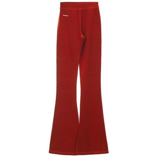 Vaqueros y pantalones de algodón rojo