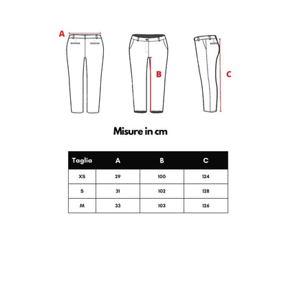 Vaqueros y pantalones de algodón rojo