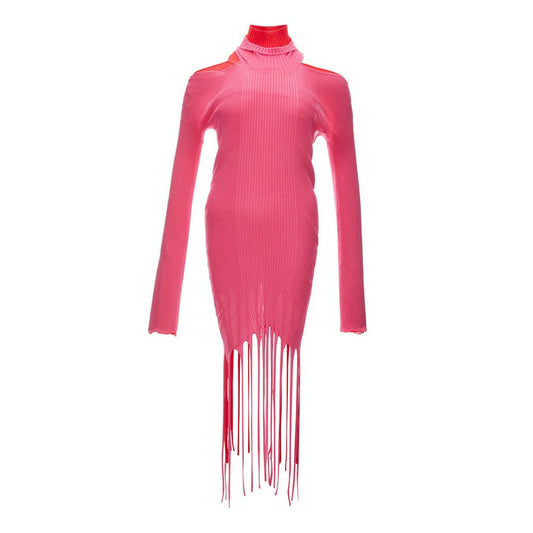 Vestido de algodón rosa