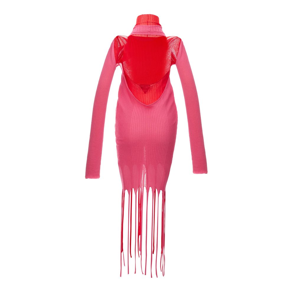 Vestido de algodón rosa