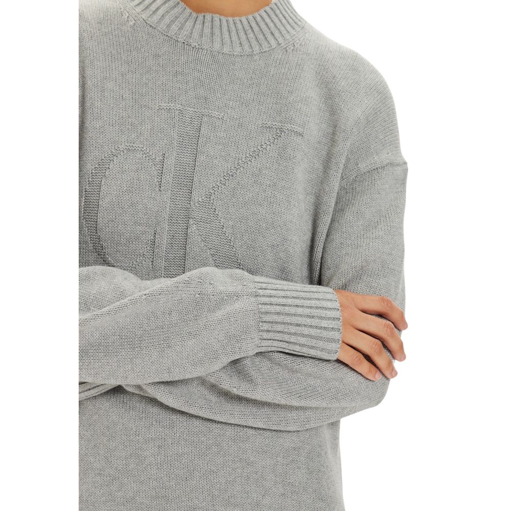 Vestido de algodón gris