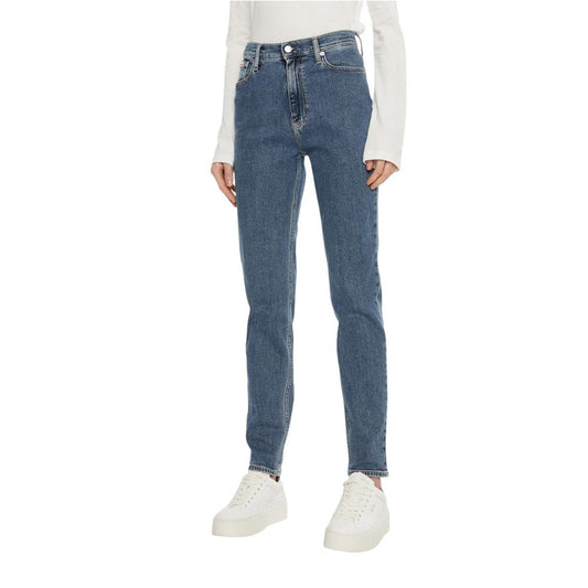 Vaqueros y pantalones de algodón azul