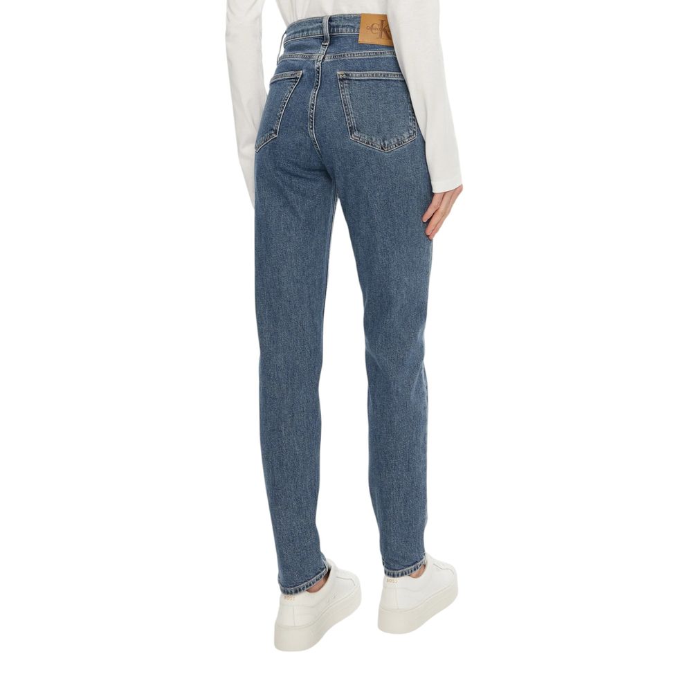 Vaqueros y pantalones de algodón azul