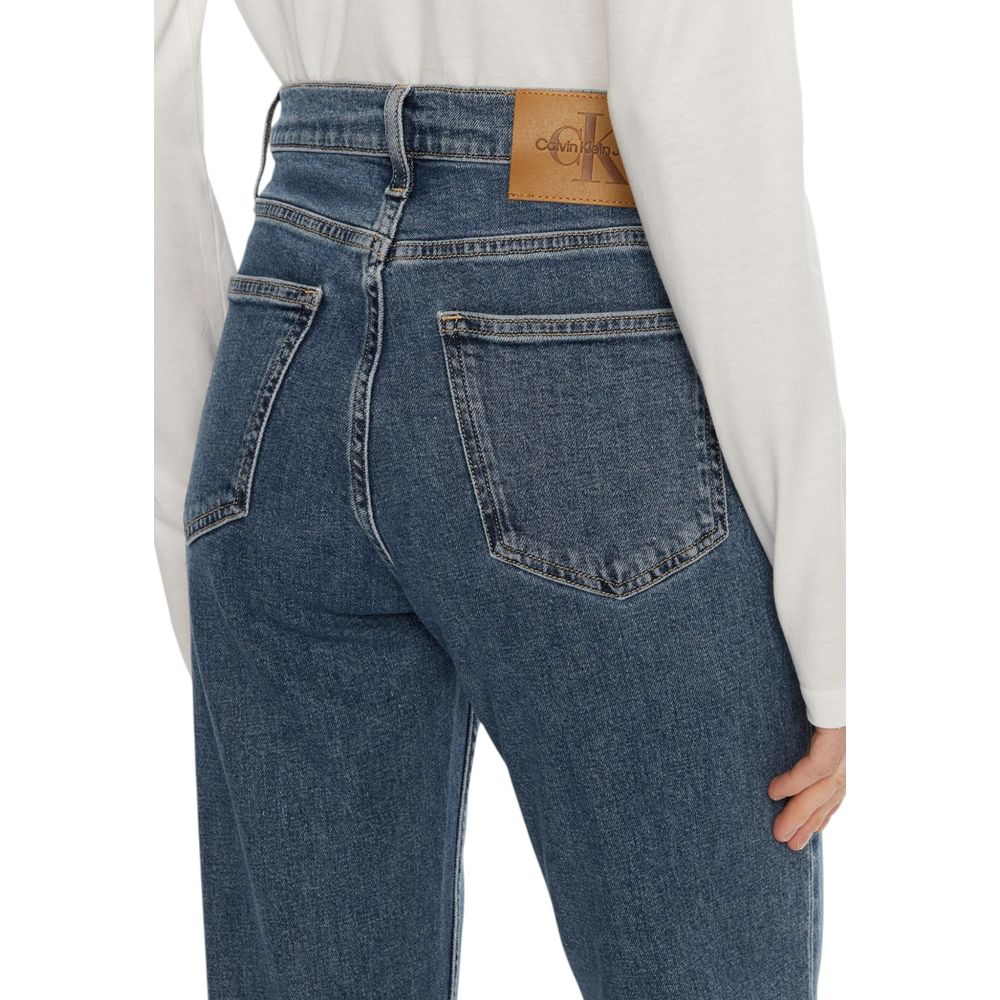 Vaqueros y pantalones de algodón azul