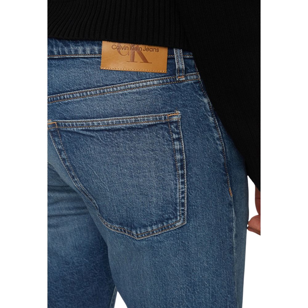 Vaqueros y pantalones de algodón azul