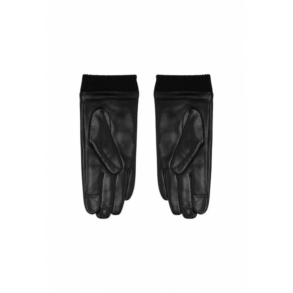 Guante de cuero negro