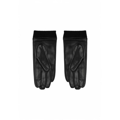 Guante de cuero negro