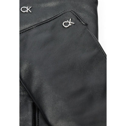 Guante de cuero negro