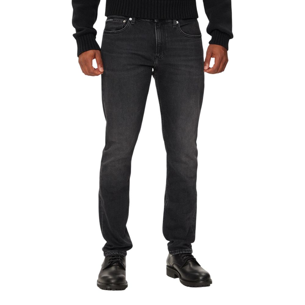 Vaqueros y pantalones de algodón negro