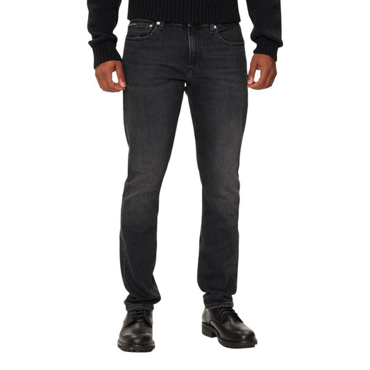 Vaqueros y pantalones de algodón negro