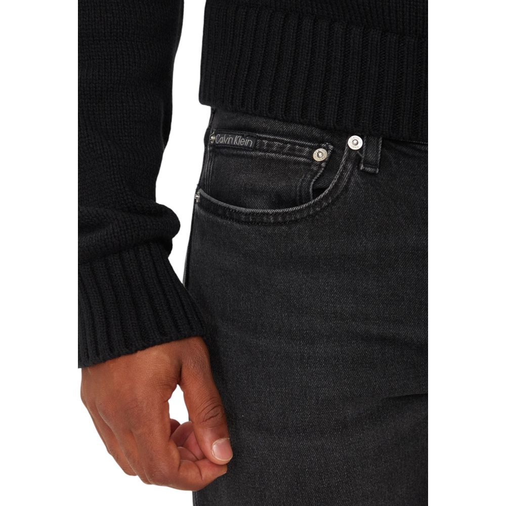 Vaqueros y pantalones de algodón negro