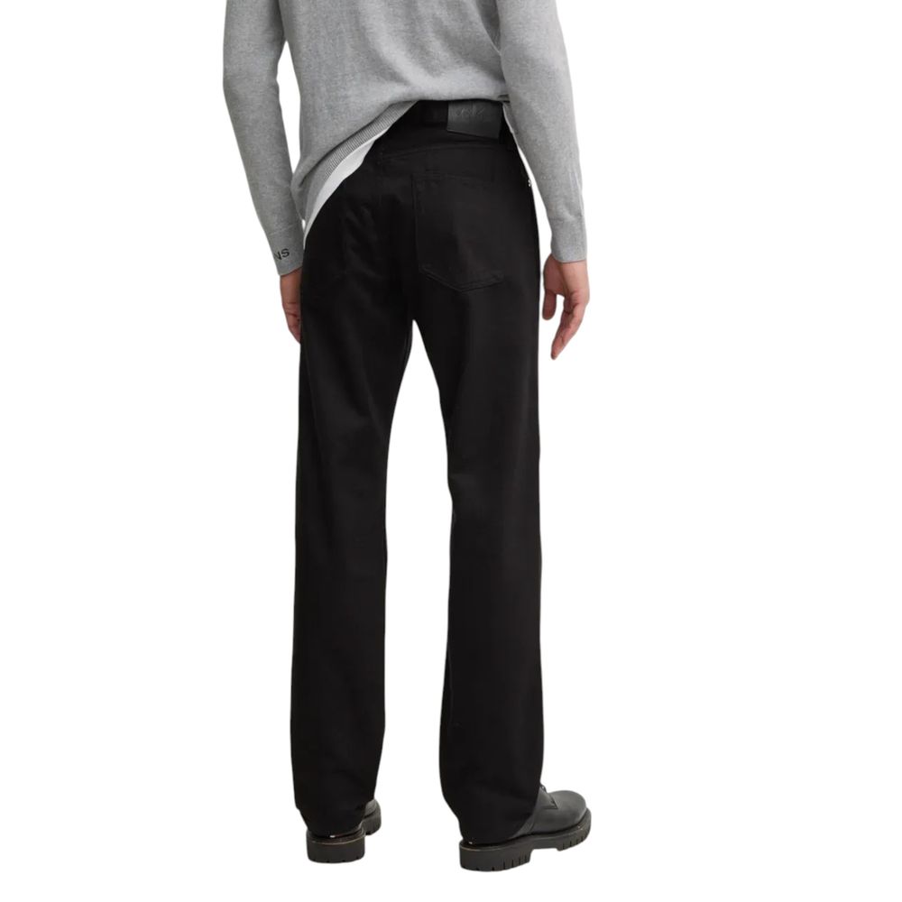 Vaqueros y pantalones de algodón negro