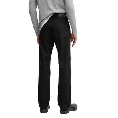 Vaqueros y pantalones de algodón negro