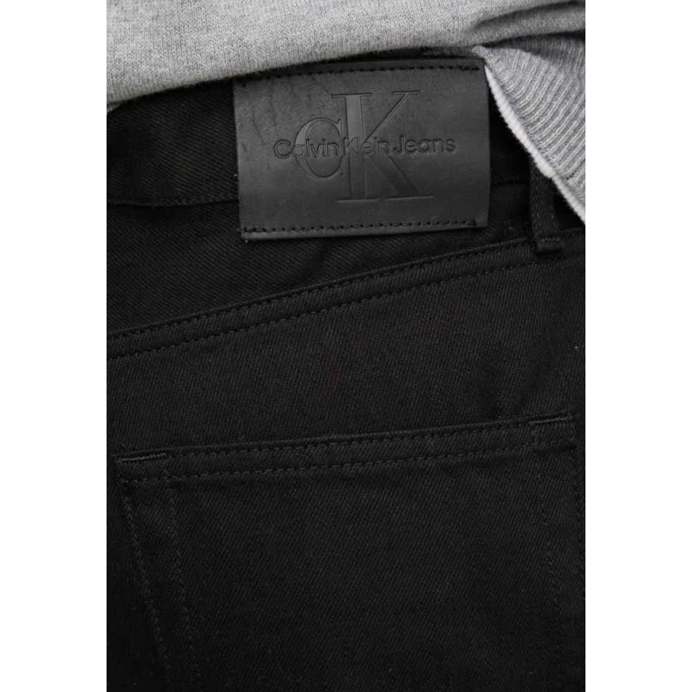 Vaqueros y pantalones de algodón negro