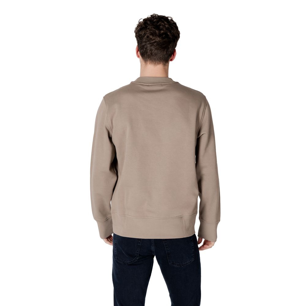Beige Cotton Sweatshirt