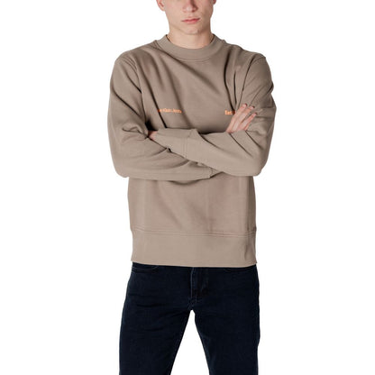 Beige Cotton Sweatshirt