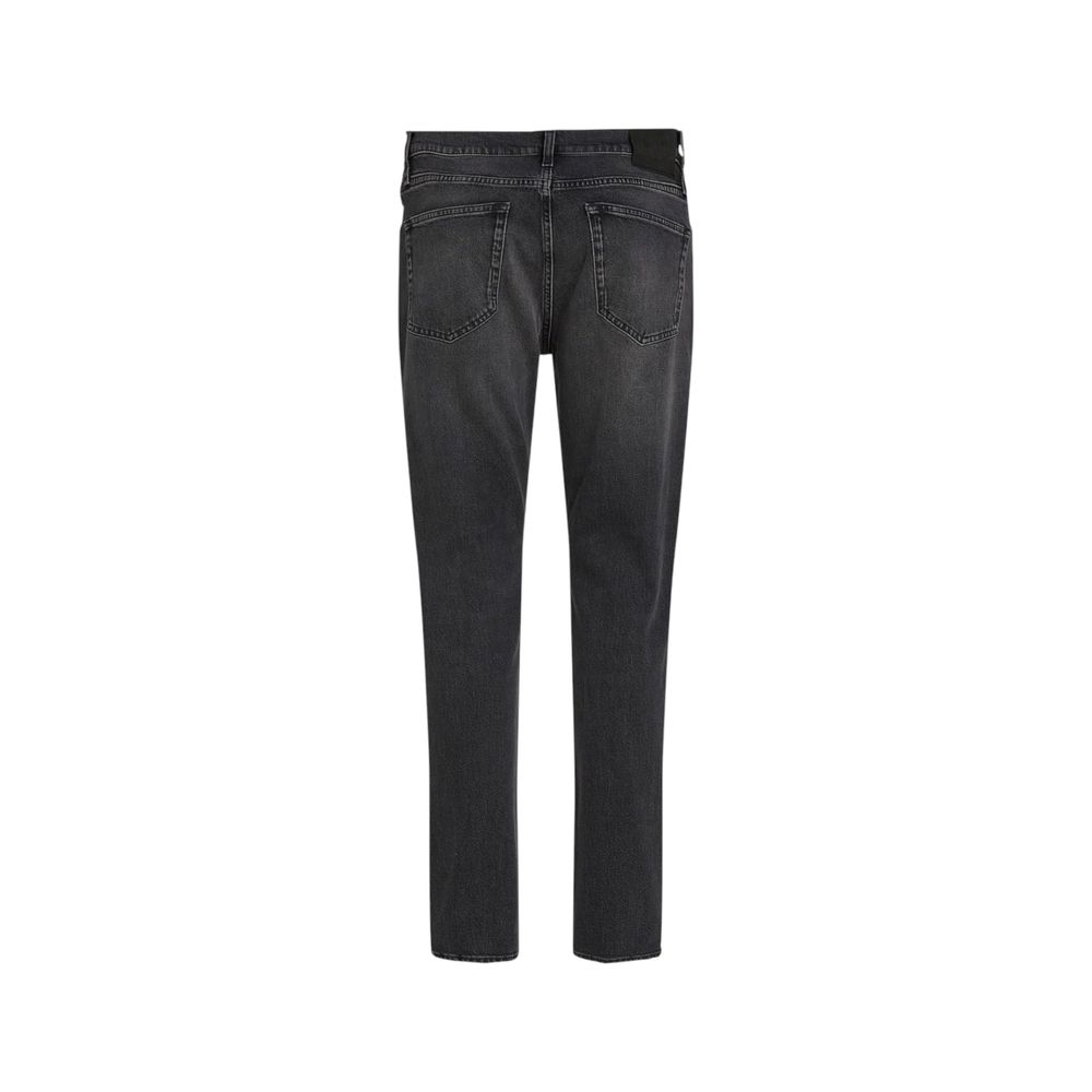 Vaqueros y pantalones de algodón negro