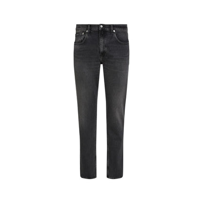 Vaqueros y pantalones de algodón negro