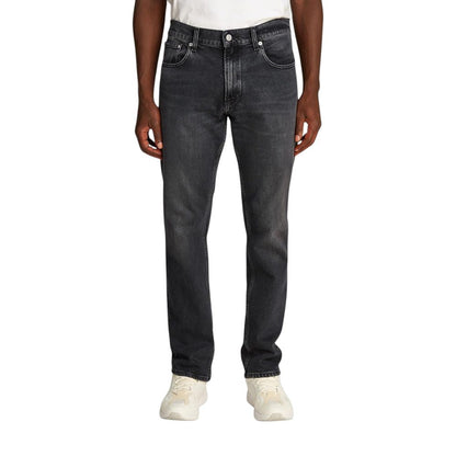 Vaqueros y pantalones de algodón negro