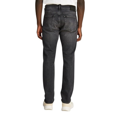 Vaqueros y pantalones de algodón negro