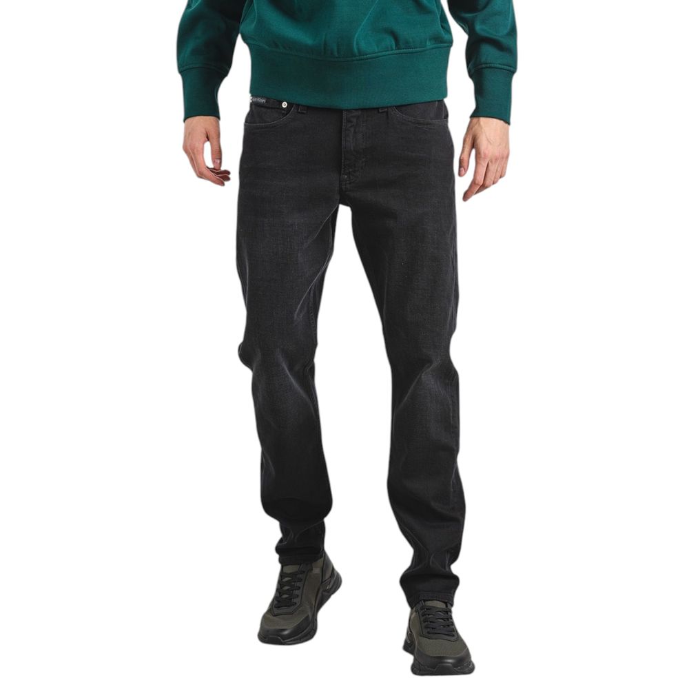 Vaqueros y pantalones de algodón negro