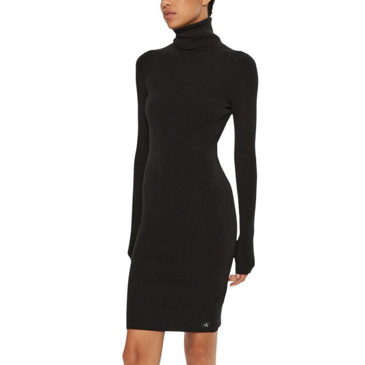 Vestido de algodón negro