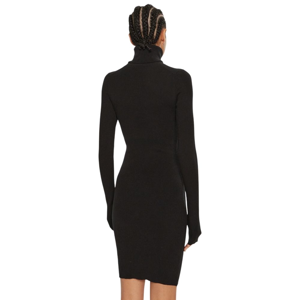 Vestido de algodón negro