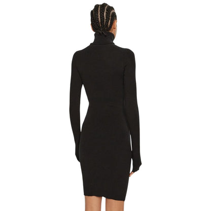 Vestido de algodón negro
