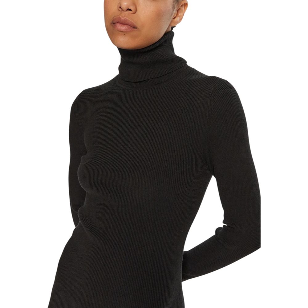Vestido de algodón negro