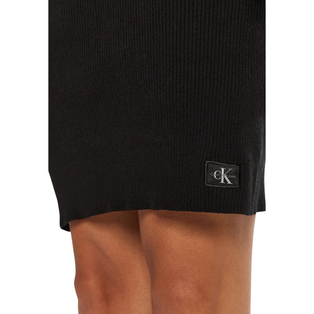 Vestido de algodón negro